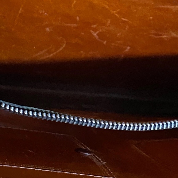 Vintage Hand Tooled Carved Siesta Mexico Leather Handbag w/Small Wallet - Picture 10 of 16